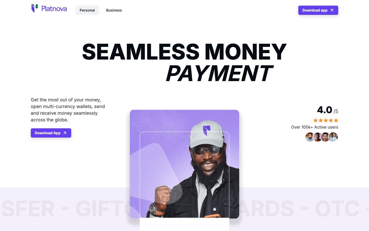 Platnova — live site